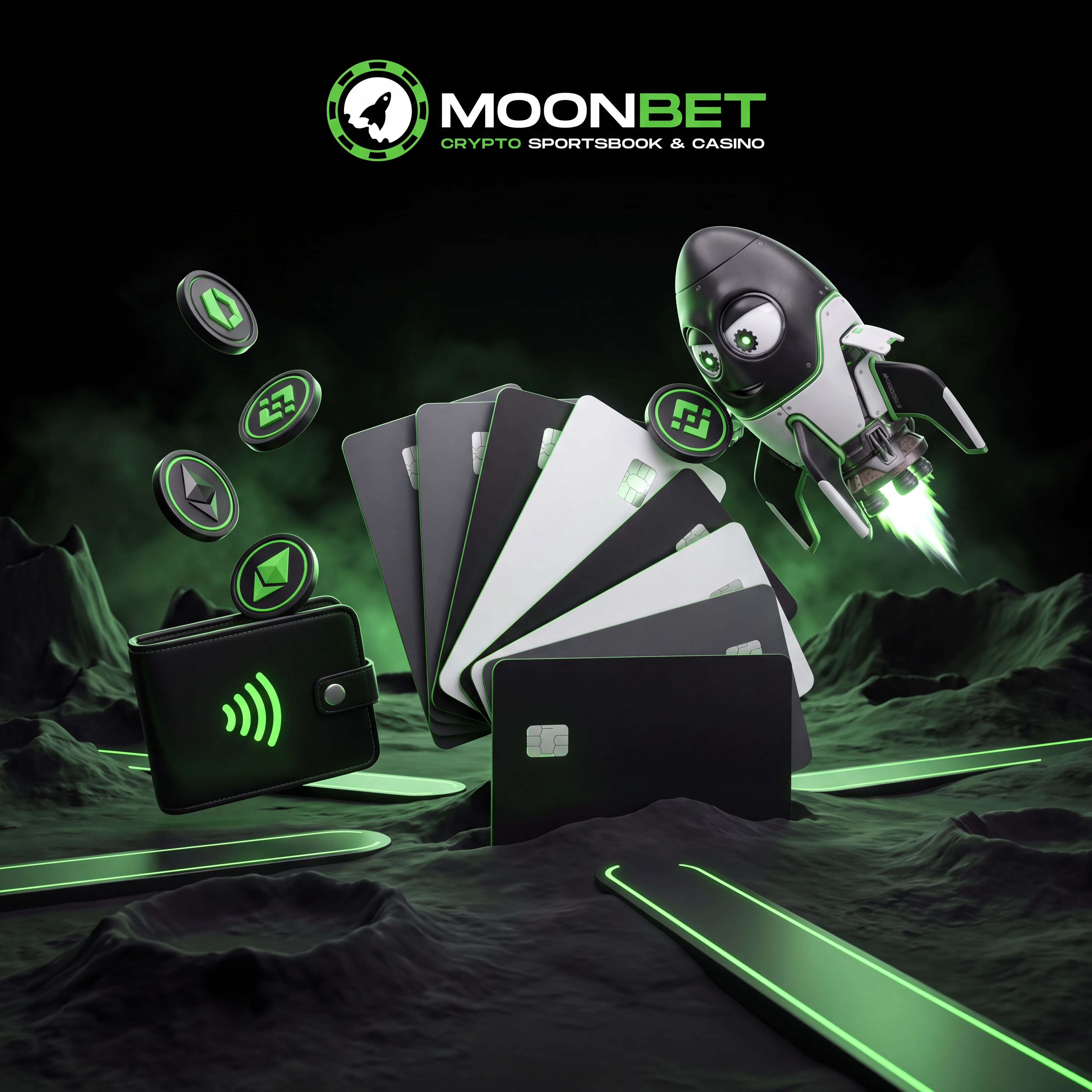 Lunar network illustration for Moonbet crypto payments
